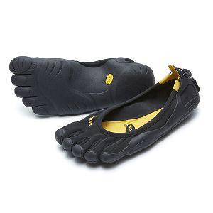 Vibram Classic Black Mens Casual Shoes | India-975623
